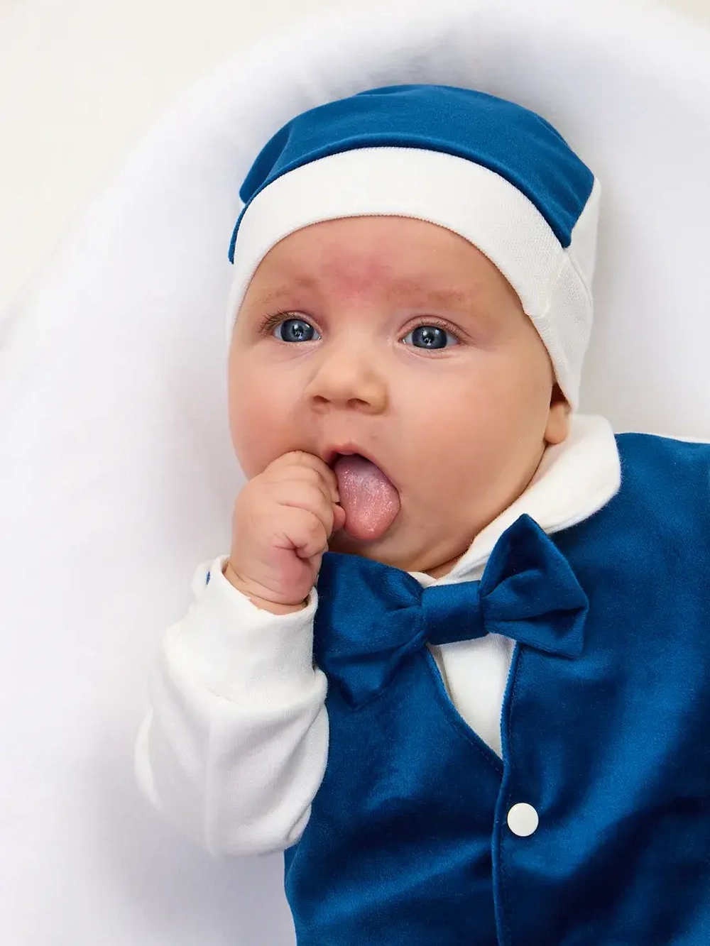 Конверт на выписку новорождённому зимний