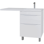 Раковина Grossman Madera Камилла 120 R 1101017 с местом под стиральную машину Белая