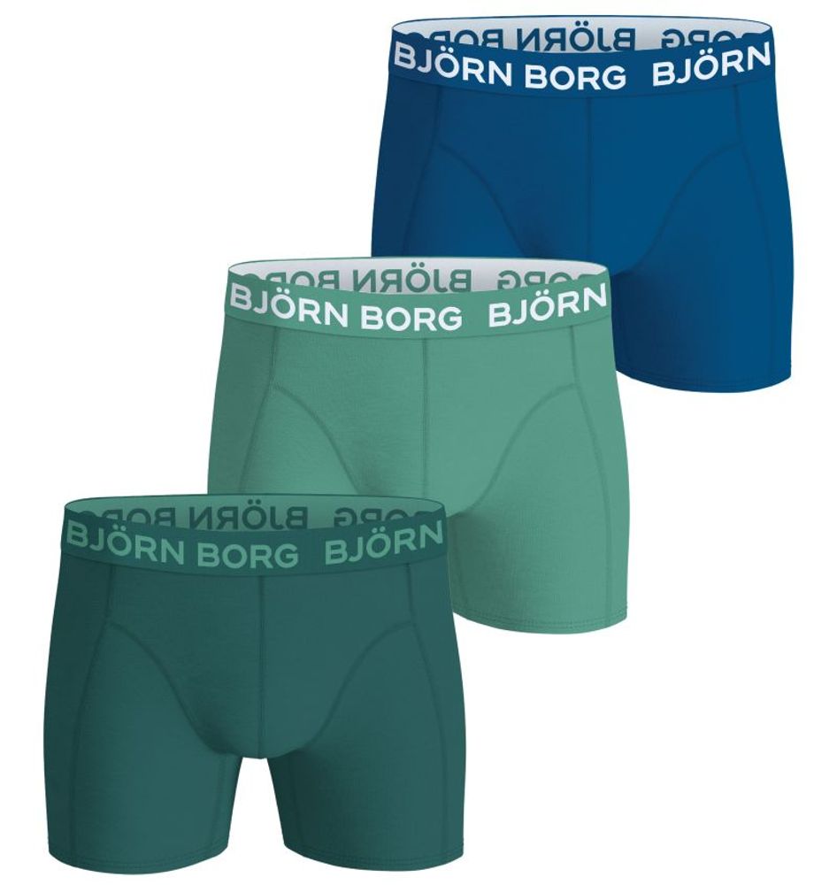 Мужские спортивные боксеры Björn Borg Cotton Stretch 3P - multicolor