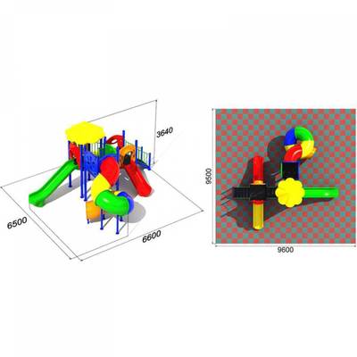 Детская игровая площадка «Узелок Дорог»