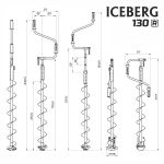 Ледобур ICEBERG-EURO 130(R)-1300 v3.0 Тонар