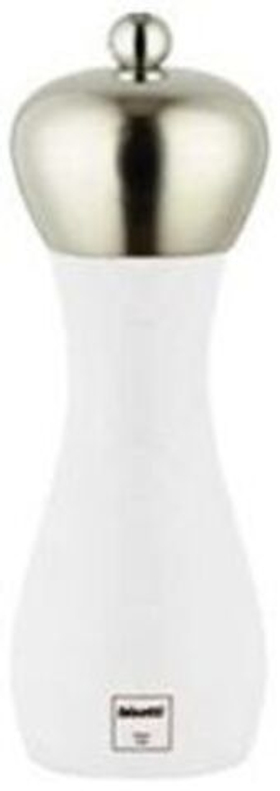 Мельница для соли h 18 см, бук, верх - нерж. сталь, цвет белый, RIMINI