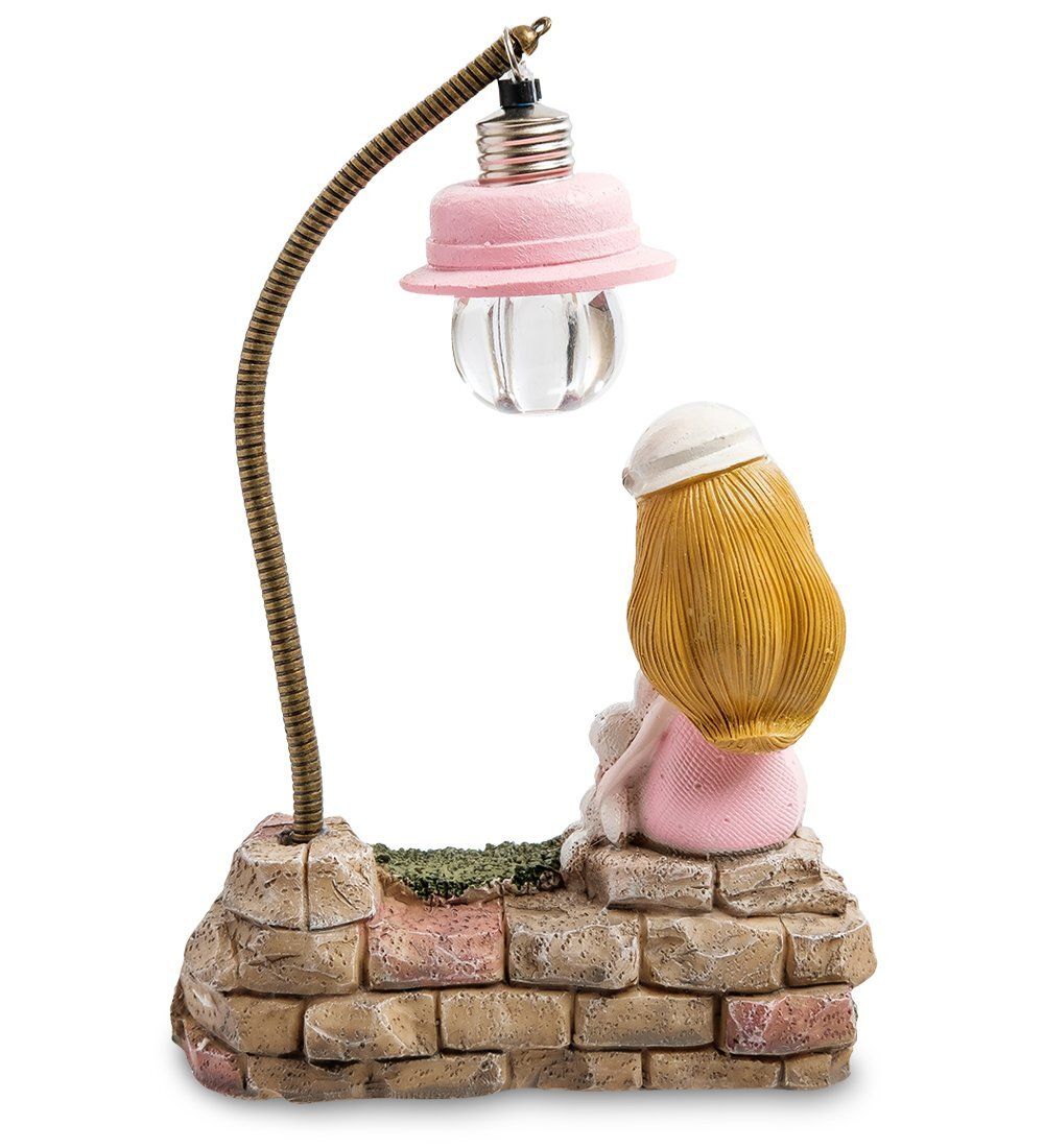 GAEM Art MN-112/2 Фигурка «Девочка с мишкой под фонарем»