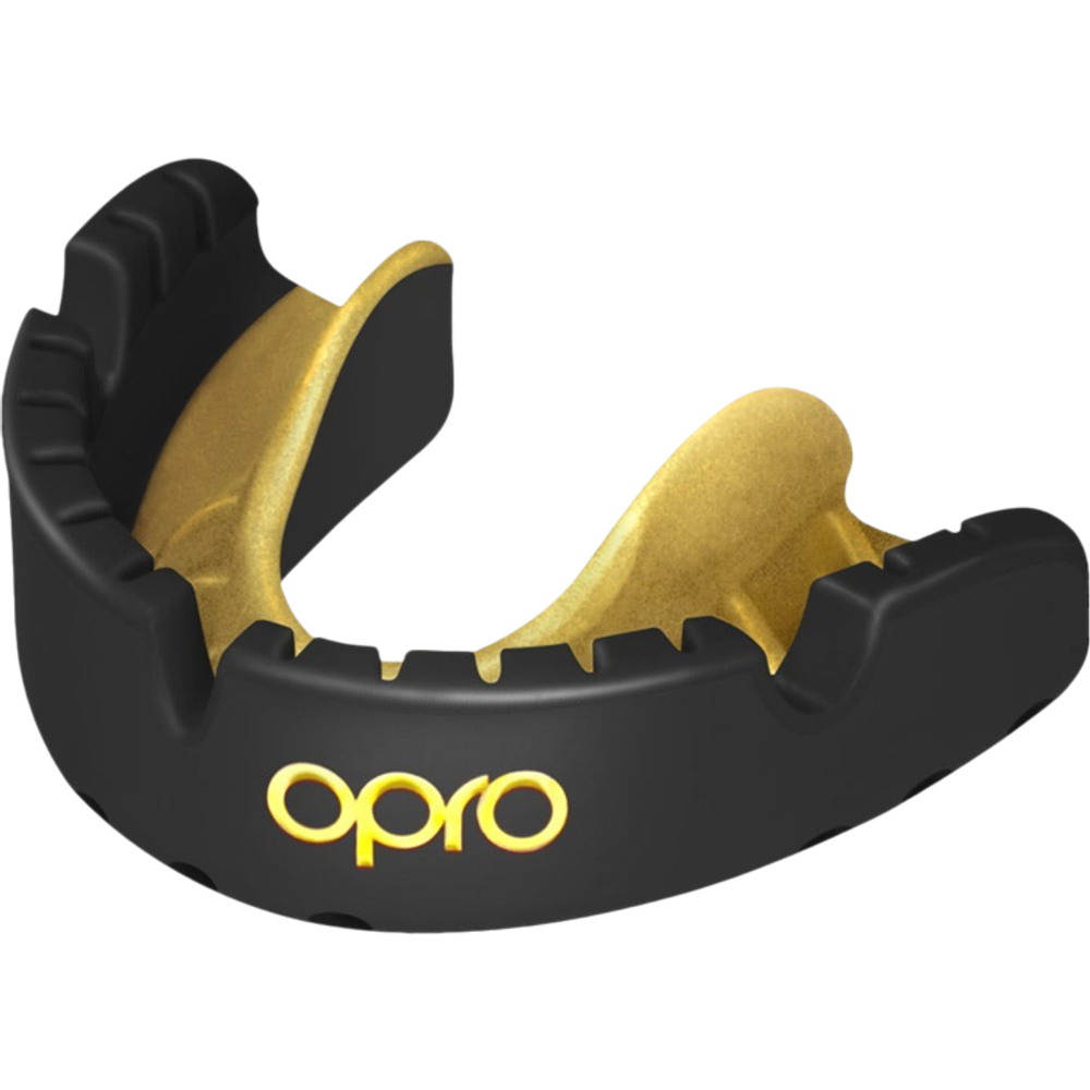 Боксерская капа для брекетов Opro Gold Black