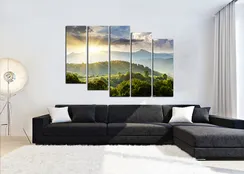 Модульная картина "Горный пейзаж"