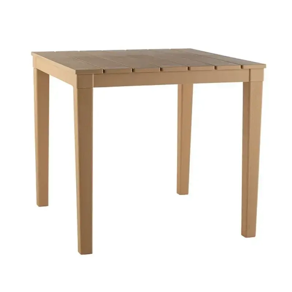 Стол Прованс квадратный 80см 4 ножки бежевый 800х800х715мм