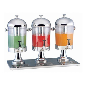 Диспенсер для холодных напитков,3*8литров  "KINGO-HOTEL"