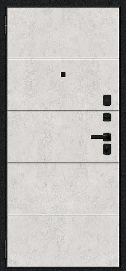 Граффити-1 Инсайд/SBlack Букле черное/Look Art 205*86 левое