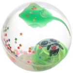 Мяч 6,5 см «Подводный мир» (попрыгун с водой и подсветкой) СТИКЕР НА ВЛОЖЕНИЕ