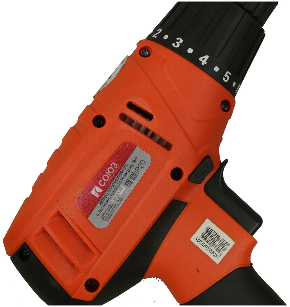 Дрель-шуруповерт СОЮЗ ДУС-2165 (ДУС-2165)