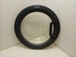 WMUF5050 кт42 Люк загрузочный в сборе стиральной машины Hotpoint-Ariston б/у