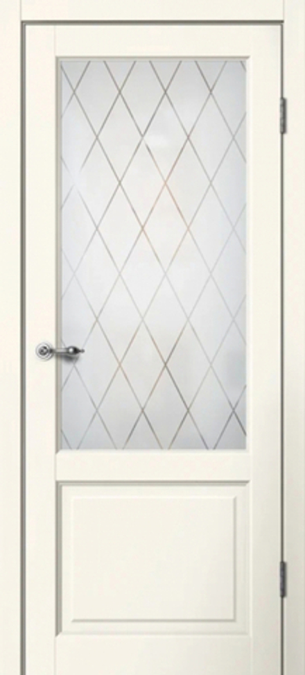 Дверь межкомнатная Classic 2 ПО (ваниль)