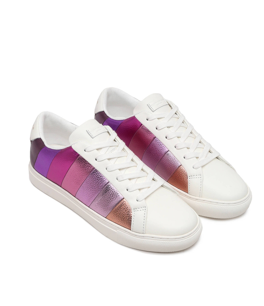 Кожаные кроссовки 225-lane stripe Kurt Geiger - розовый(2626057109)