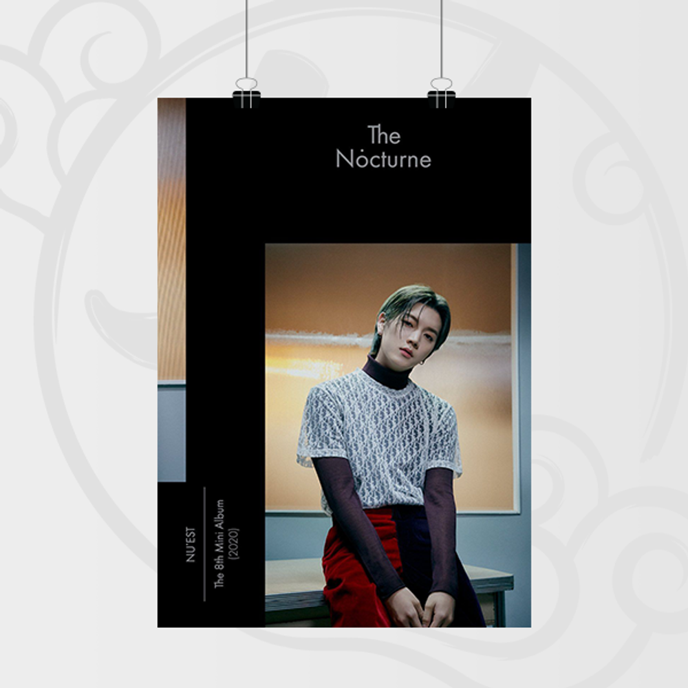 Постер А4 - NU'EST - The Nocturne