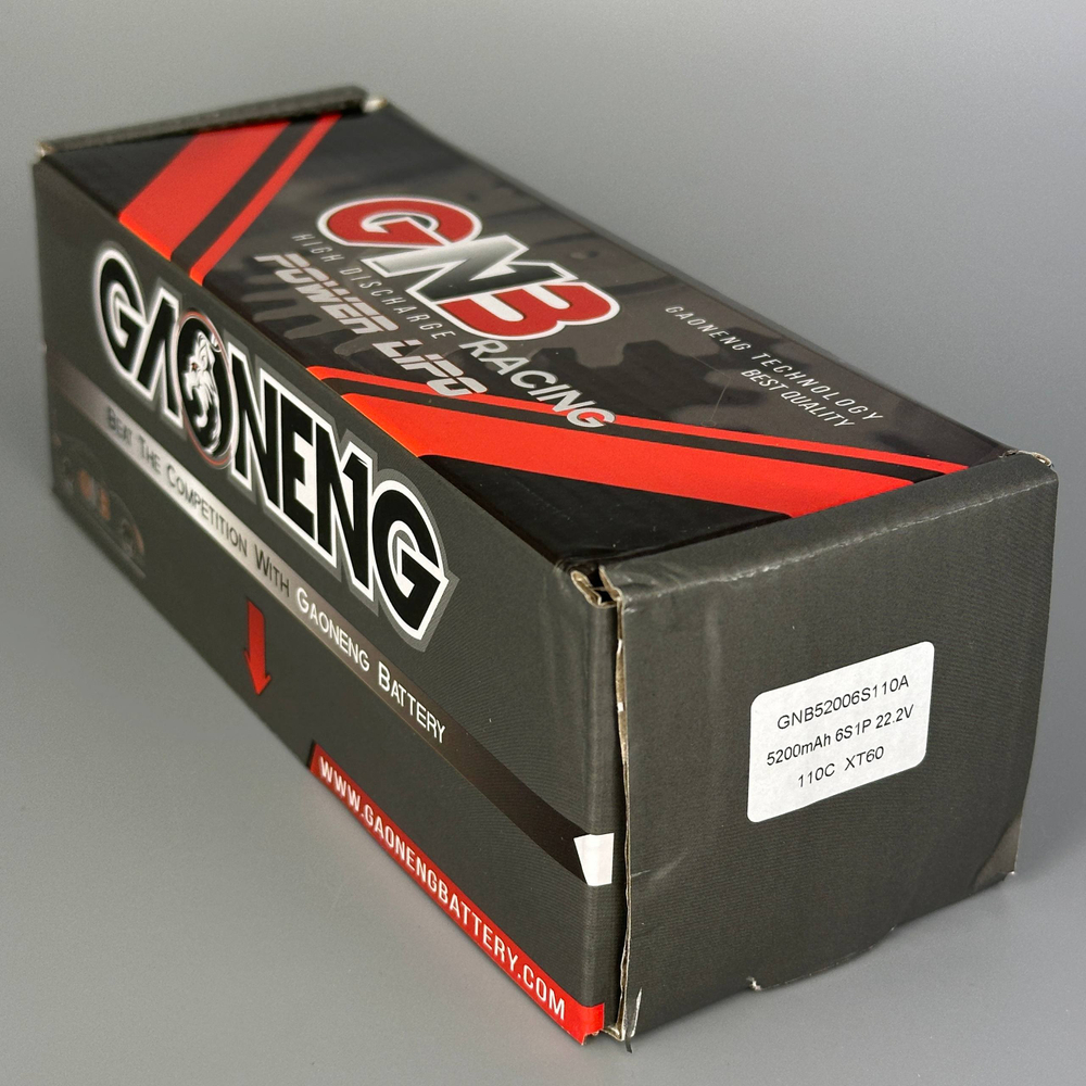Аккумулятор LI-PO GNB 5200mah 6S 110C (XT60)