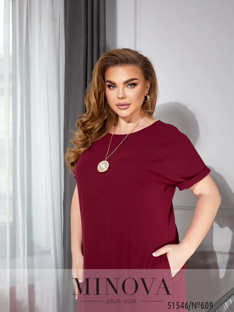 Платье 609-бордо Minova
