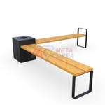 Скамейка CENTRAL Г-образная