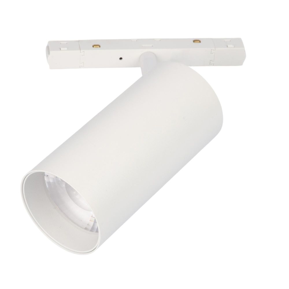 ULB-M60-24W-4000K-35 WHITE Светильник-прожектор светодиодный трековый. Для магнитного шинопровода. 900 Лм. Белый свет 4000К. Белый. ТМ Uniel