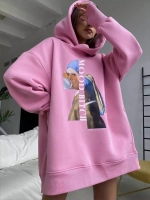 Худи оверсайз с капюшоном