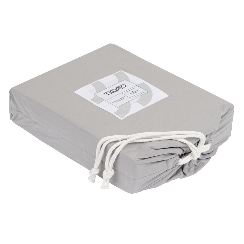 Простыня 240х270 Tkano Essential серая TK20-SHI0008