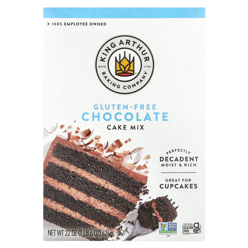 King Arthur Baking Company, Смесь для шоколадного торта, без глютена, 624 г (22 унции)