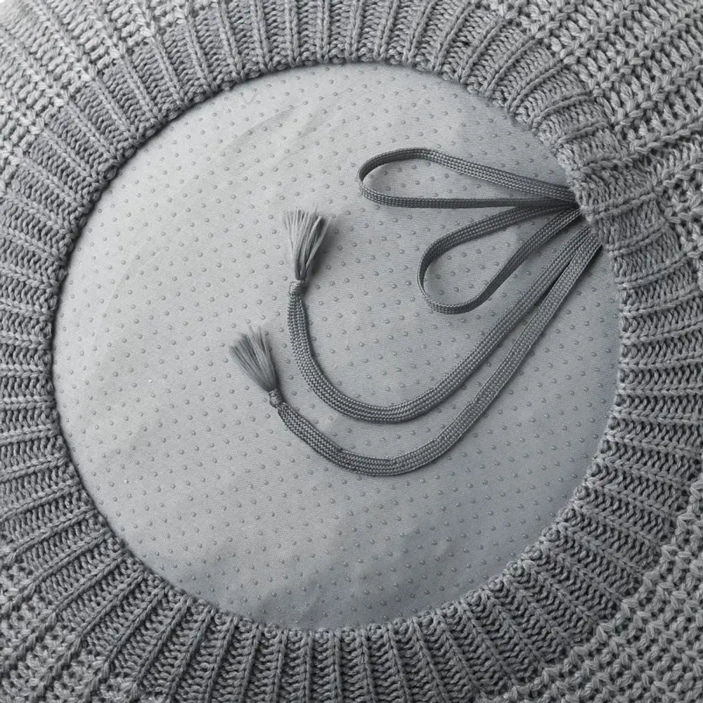 Пуф - IKEA SANDARED/САНДАРЕД/САНДАРЭД ИКЕА, 41х56 см, серый