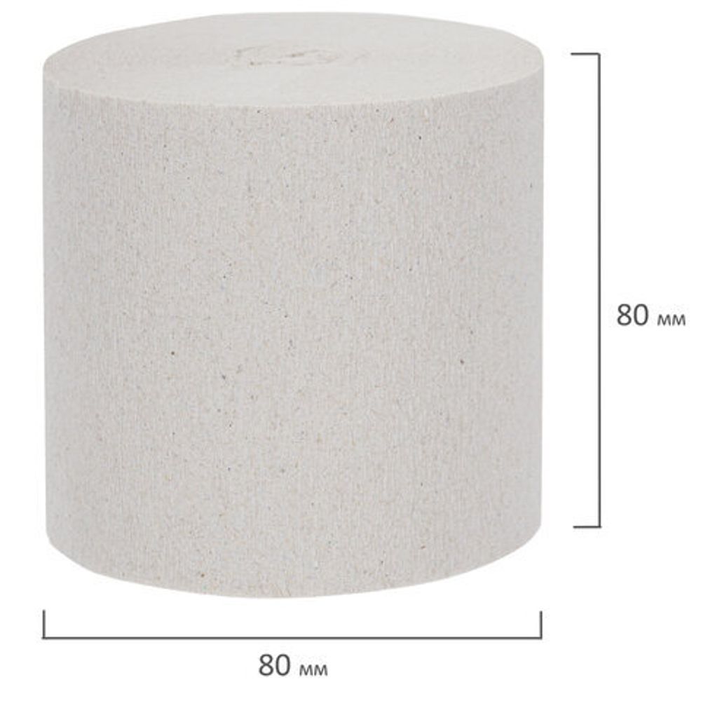 Бумага туалетная бытовая, 25 м, без втулки (супер-эконом), М-20