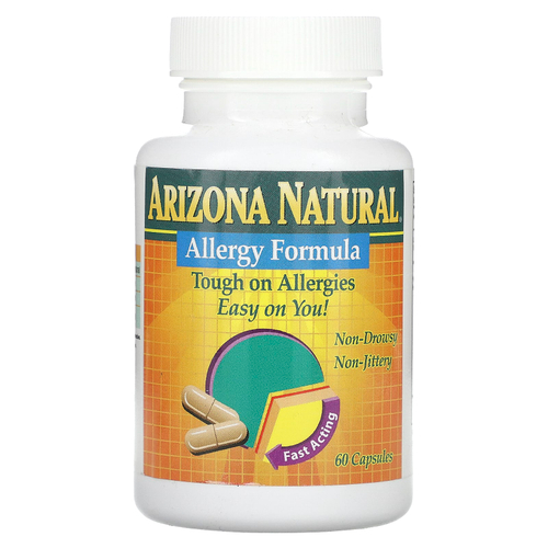 Arizona Natural, Allergy Formula, 60 капсул