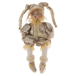 GAEM Игрушка набивная "Клоун" (муз, движ), L16 W10 H42 см (полка 22 см.)