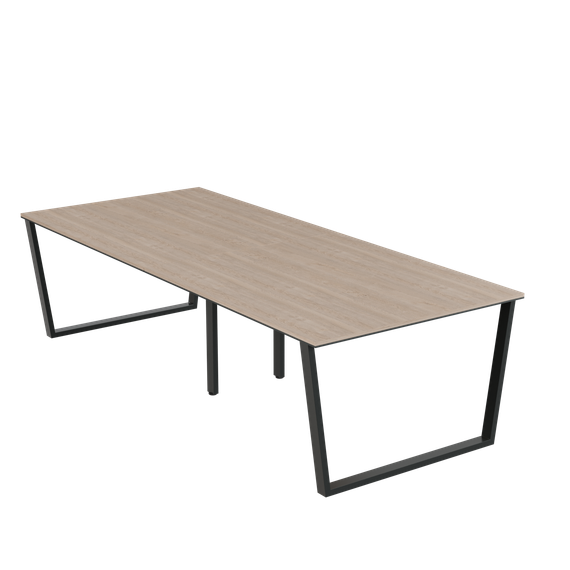 Стол для переговоров на V-каркасе PREGO OFFICE 2800*1235*750 ПОСП-28.12В