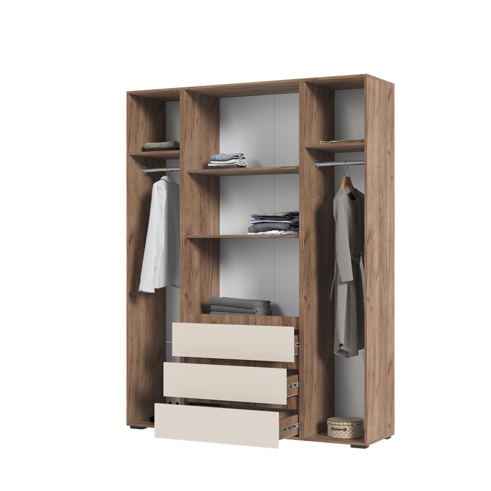 Шкаф четырехстворчатый с ящиками Хелен ШК 05