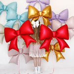 Шар Бант красный, сатин