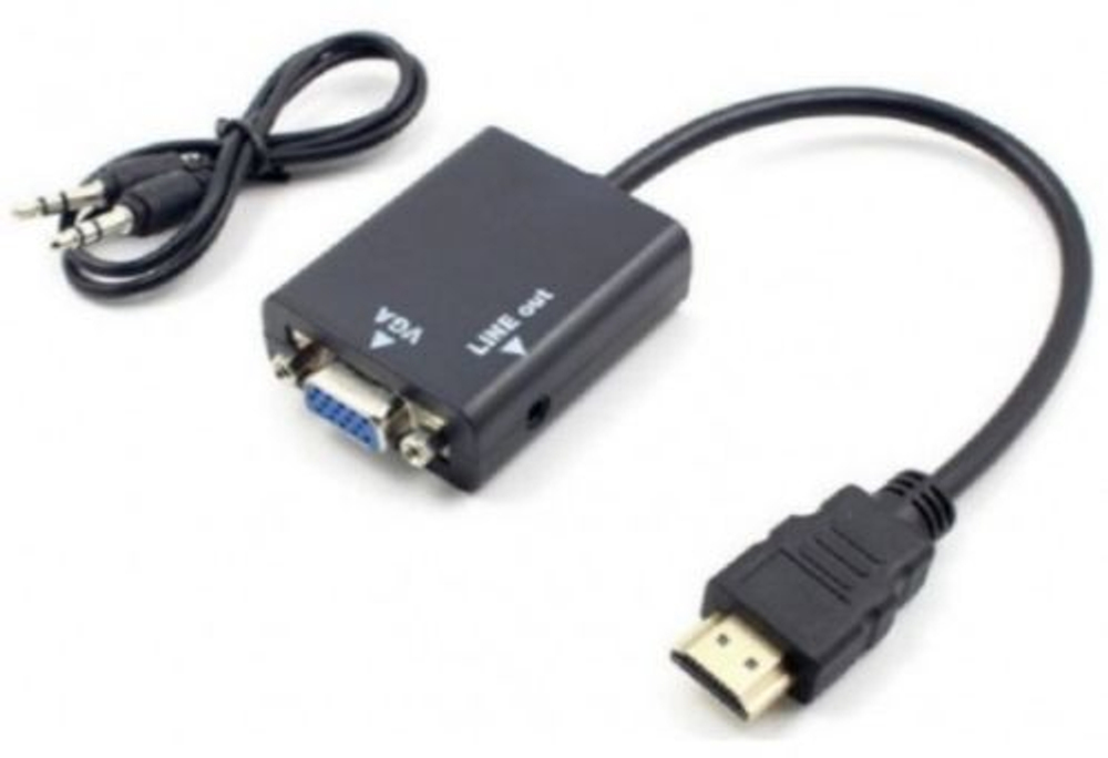 HM-315C конвертер видеосигнала hdmi в vga
