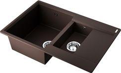 Мойка Daisen 78-2T-DC Tetogranit/темный шоколад(арт.4993534)