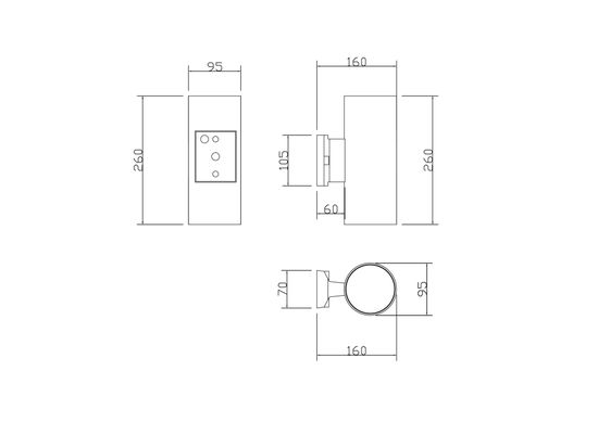 Настенный светильник (бра) Outdoor O419WL-02W
