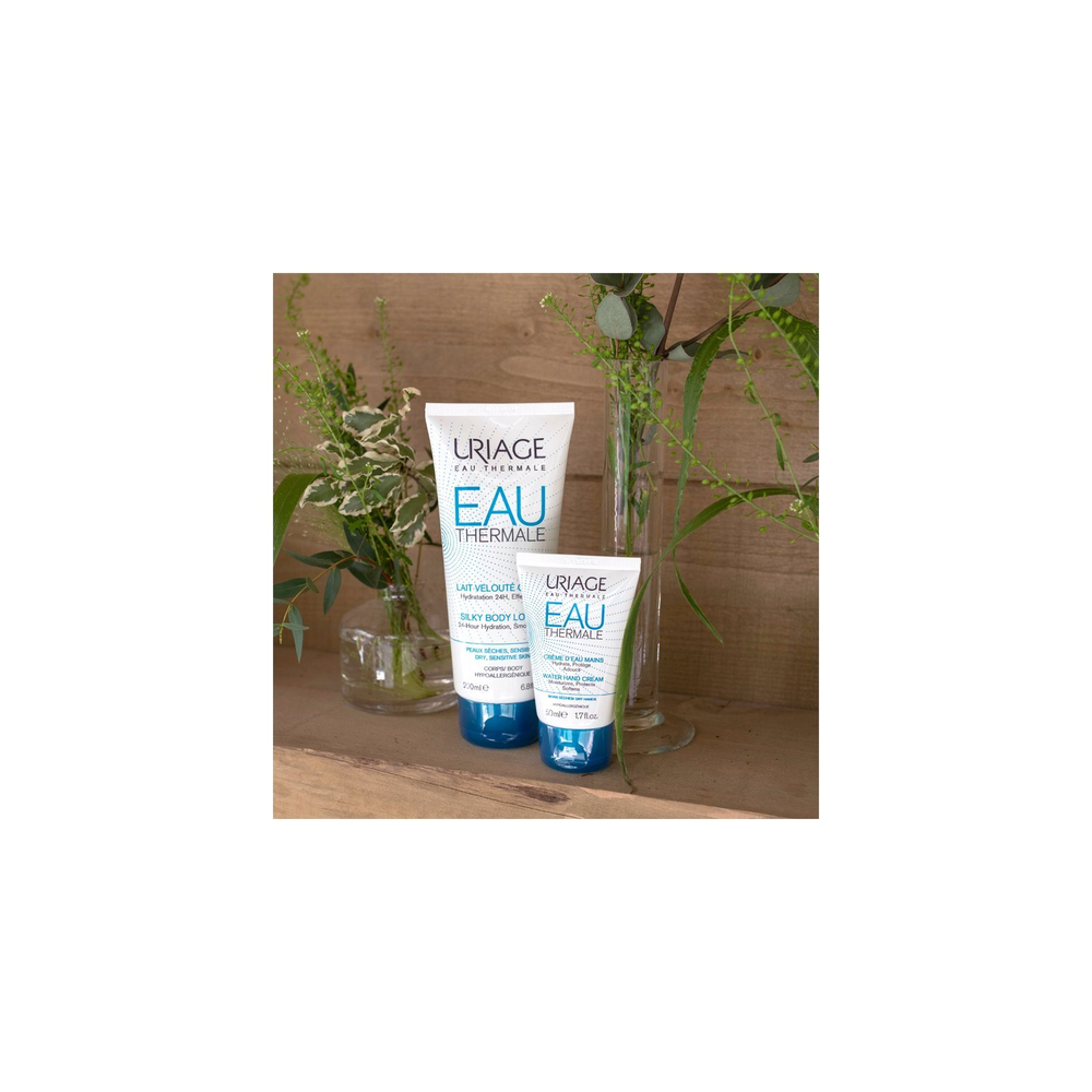 Uriage Eau Thermale Silky Body Lotion - шелковый лосьон для тела для сухой и чувствительной кожи /   200  ml  / GTIN 3661434004698