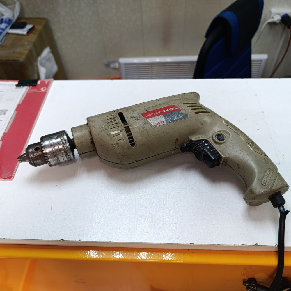 Дрель-шуруповерт интерскол ду-580эр