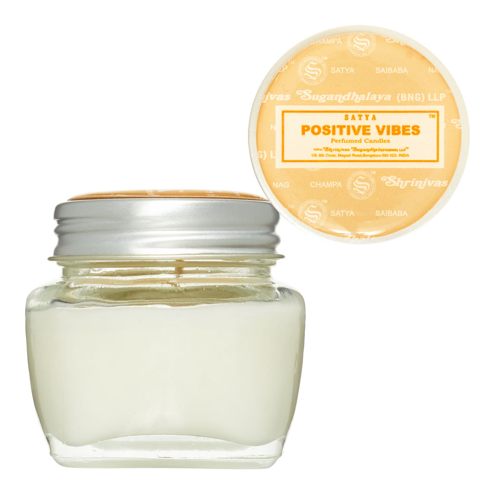 SATYA Positive Vibes Ароматическая свеча Позитивные Вибрации 30г
