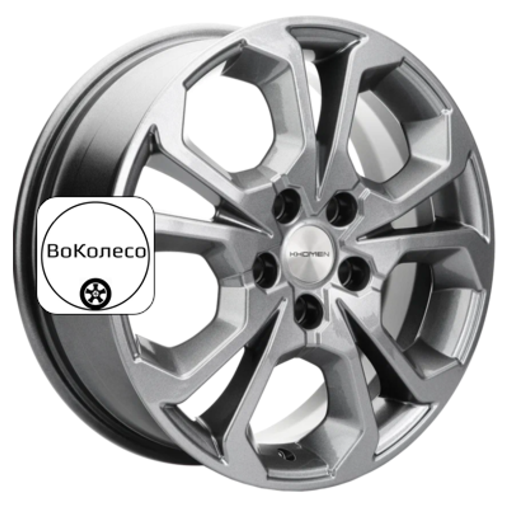 6,5x17/5x114,3 ET45 D54,1 KHW1711 (Coolray) Gray Khomen Wheels