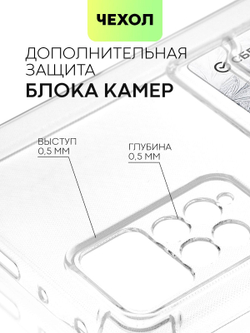 Чехол BROSCORP для Xiaomi Redmi Note 11 Pro и Xiaomi Redmi Note 12 Pro 4G оптом (арт. XM-RN11PRO-HARD-TPU-POCKET)