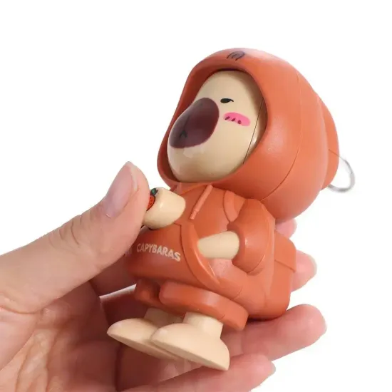 Брелок Капибара лицо-перевертыш в ассорт. 9.5см