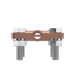 Соединитель пруток-пруток, D8 мм, медь