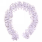 Гирлянда хвойная «Снежинка» 2,7 м (220 веток) ПВХ, Белый