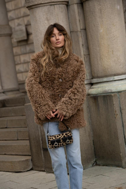 Двусторонняя куртка-дубленка Tigrado