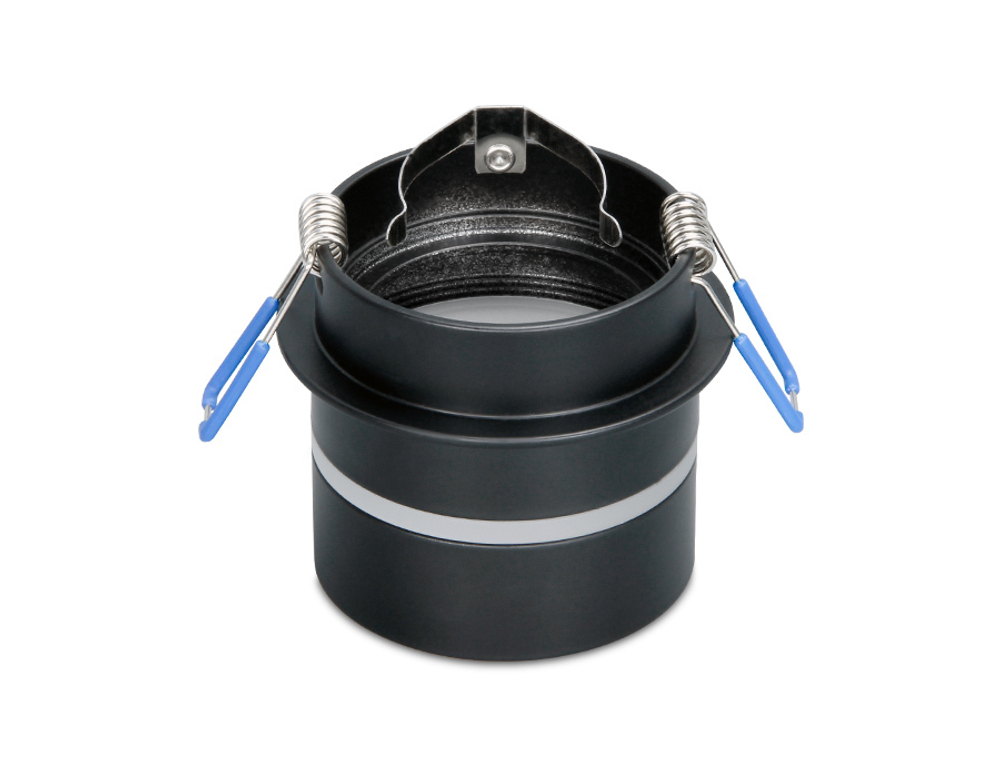 Встраиваемый точечный светильник TN196 BK/S черный/песок GU5.3 70*60