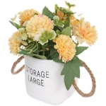 Цветочная композиция «Мечта» 10*20см Хризантемы желтые