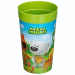 Стакан пластиковый 380мл «МИ-МИ-МИШКИ» зеленый