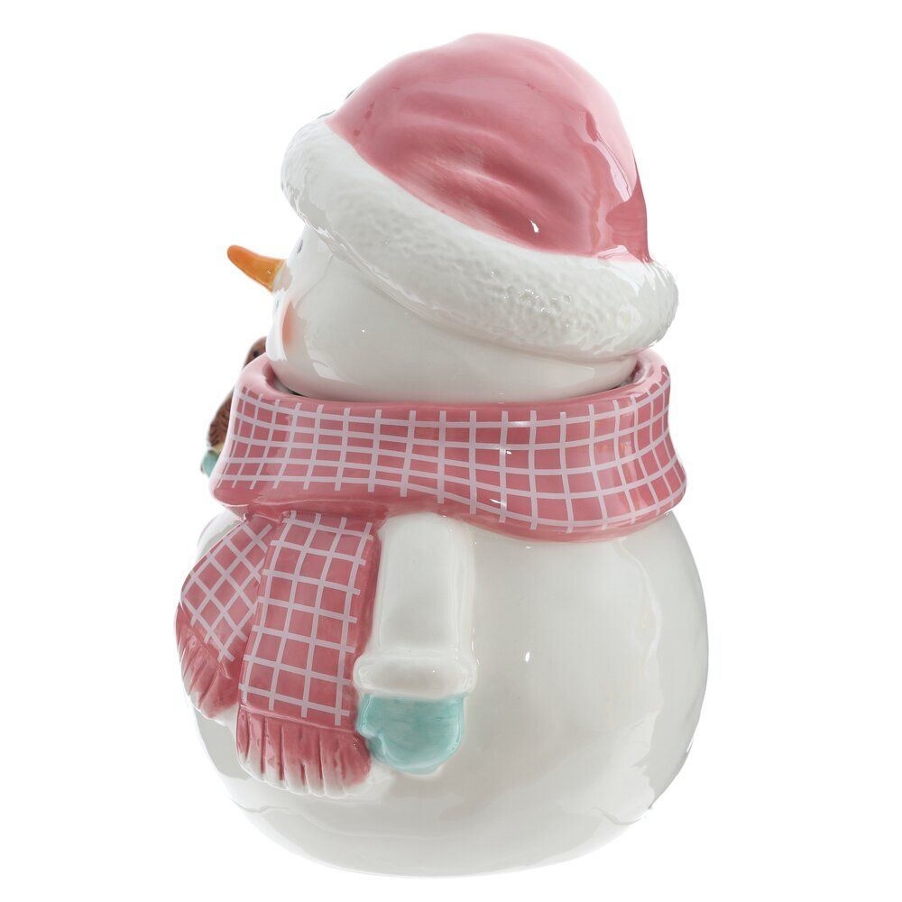GAEM Конфетница "Снеговик", 1400 мл, L17 W15 H22 см