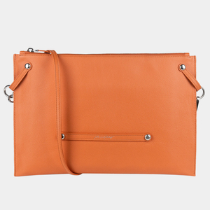 Сумка Tereze из кожи теленка, оранжевого цвета
