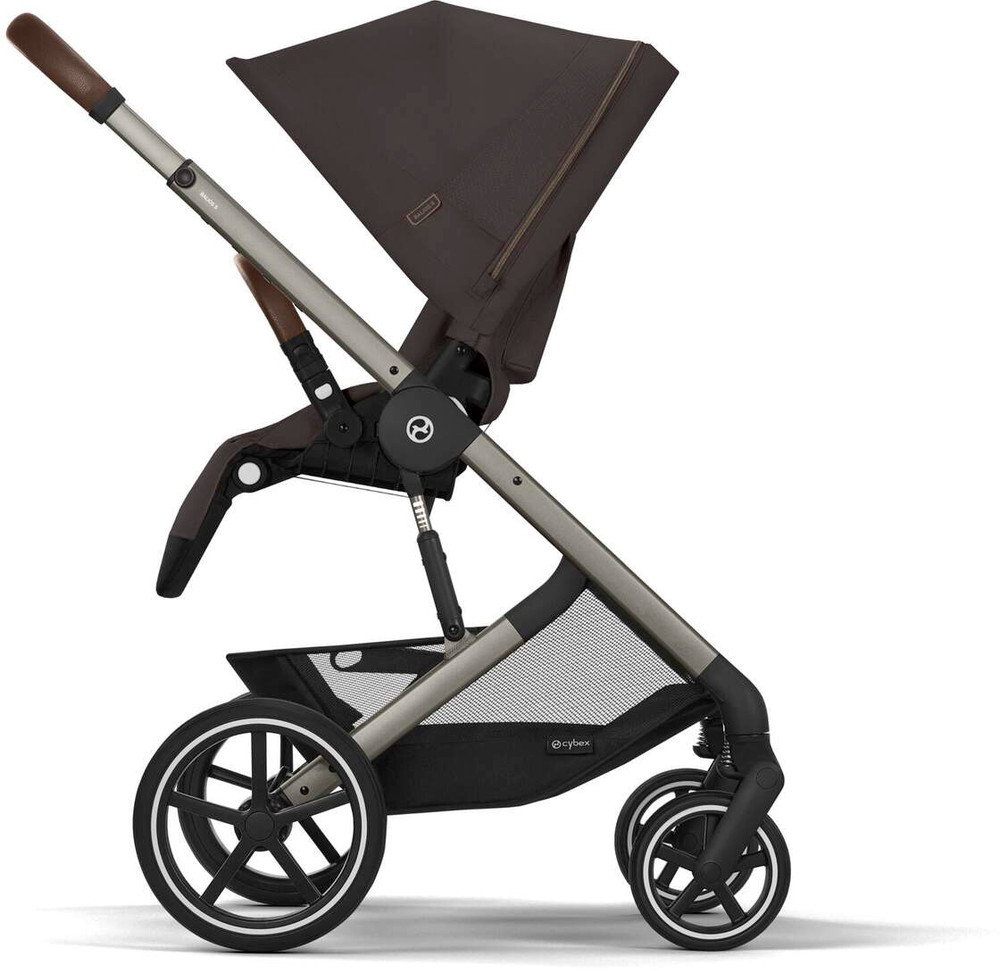 Cybex Детская коляска Balios S Lux BLK 2 в 1 цвет Chocolate Brown